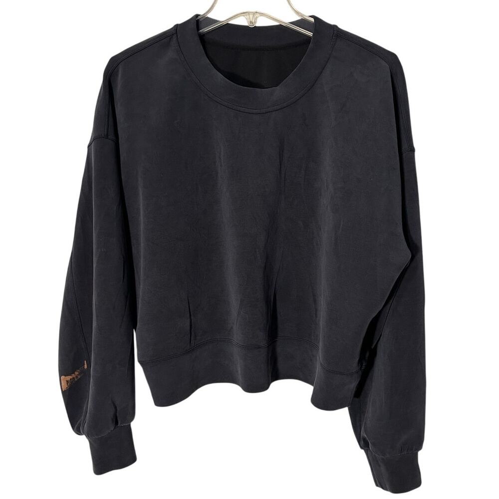 Lululemon Softstream Perfectly Oversized Cropped Crew Size 6 READ